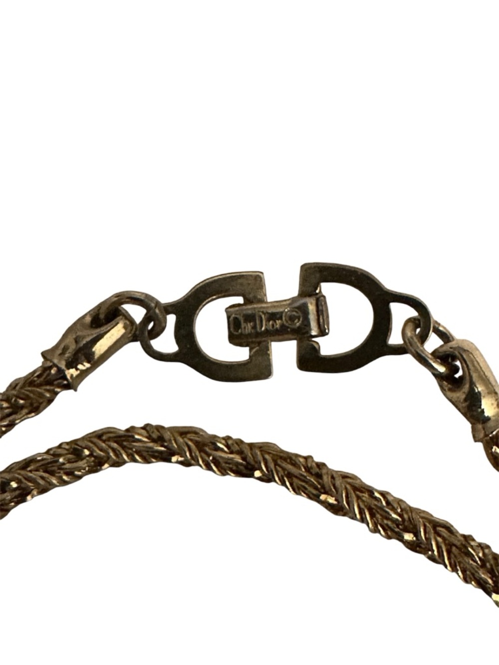 Christian Dior Classic Gold Triple Rope Chain Necklace - Women's Jewelry - Picture 4 of 5